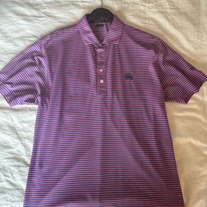 Men’s Aptus golf shirt with Erin Hills logo. Size L